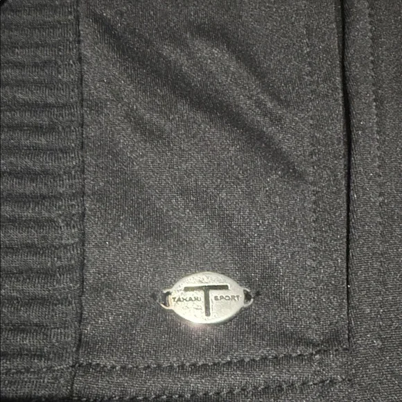 Tahari Black Ribbed Turtleneck Sweater - Picture 3 of 6